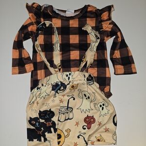 Halloween Checkered Kids Costume